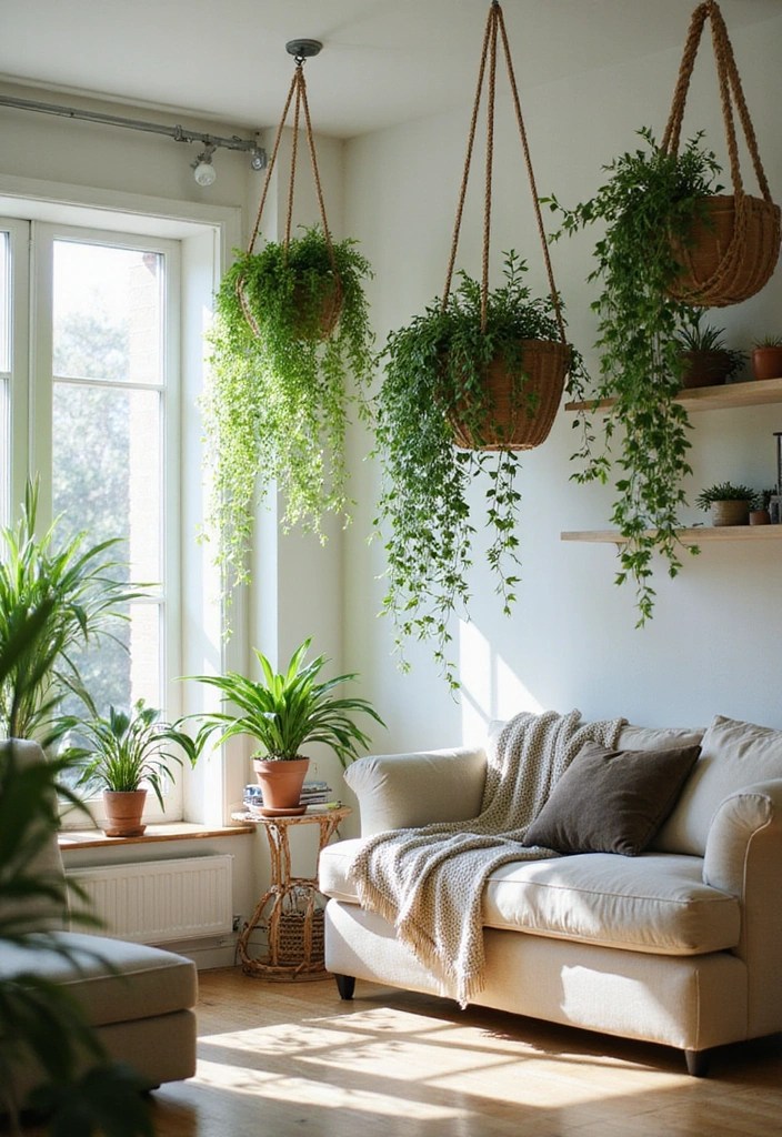10 Indoor Plant Styling Hacks That Will Instantly Elevate Your Home Decor! - 10. Incorporate Trailing Plants for Softness