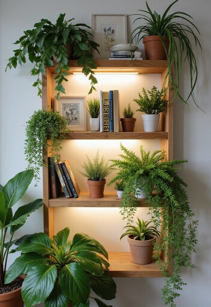 10 Indoor Plant Styling Hacks That Will Instantly Elevate Your Home Decor! - 2. Create a Plant Shelfie