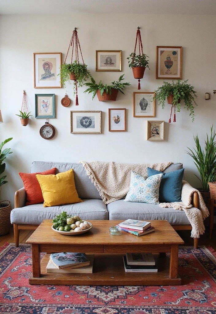 12 Stunning Bohemian Living Room Ideas That'll Make You Want to Redecorate Today! - 9. DIY Decor