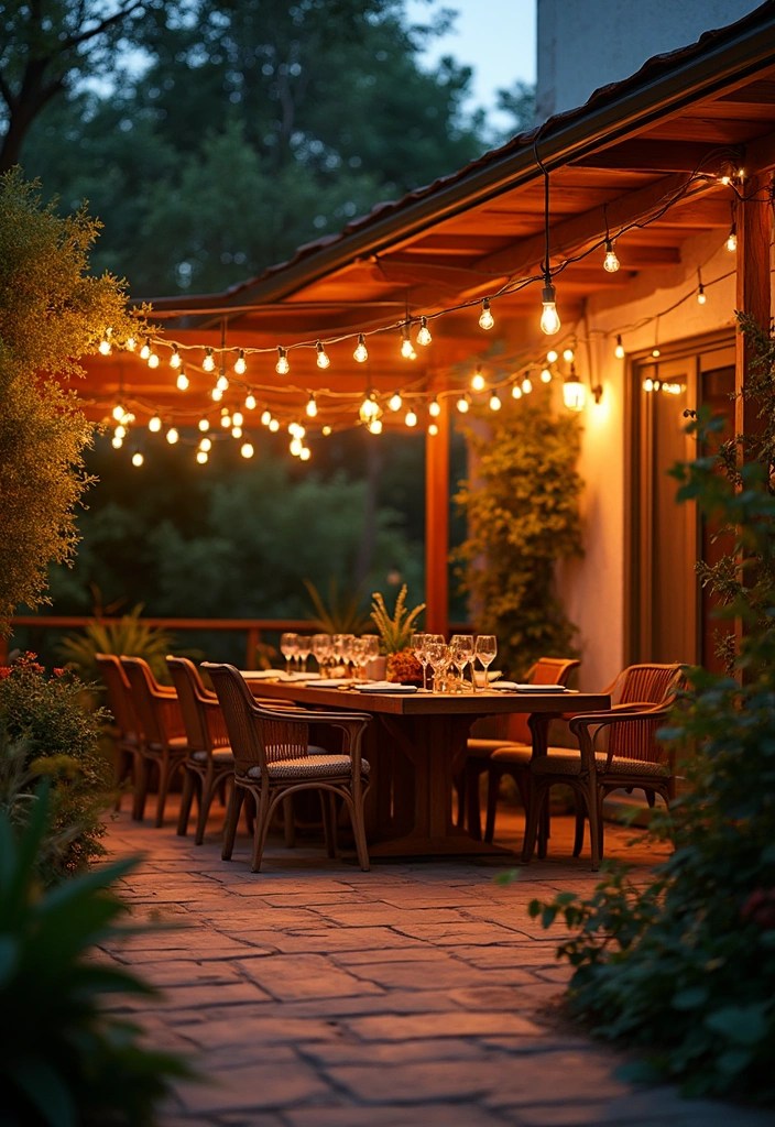 15 Modern Lighting Fixtures That'll Transform Your Space into an Instagram Dream! - 14. Outdoor String Lights