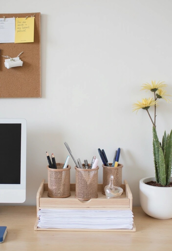 19 Mind-Blowing Organization Hacks That Will Transform Your Home! - 11. Desk Organizers for Productivity