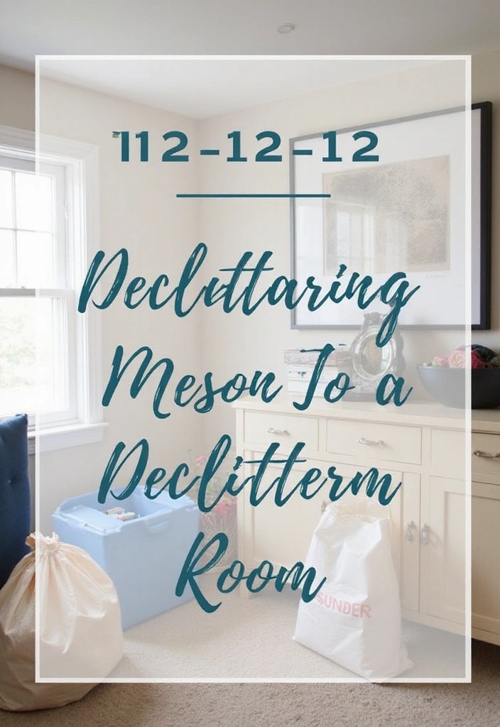 19 Mind-Blowing Organization Hacks That Will Transform Your Home! - 13. Declutter with the 12-12-12 Rule