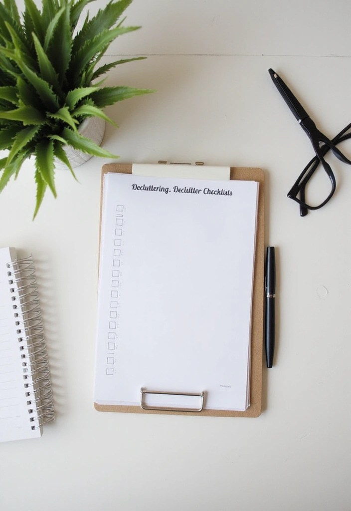 19 Mind-Blowing Organization Hacks That Will Transform Your Home! - 18. Declutter with a Checklist