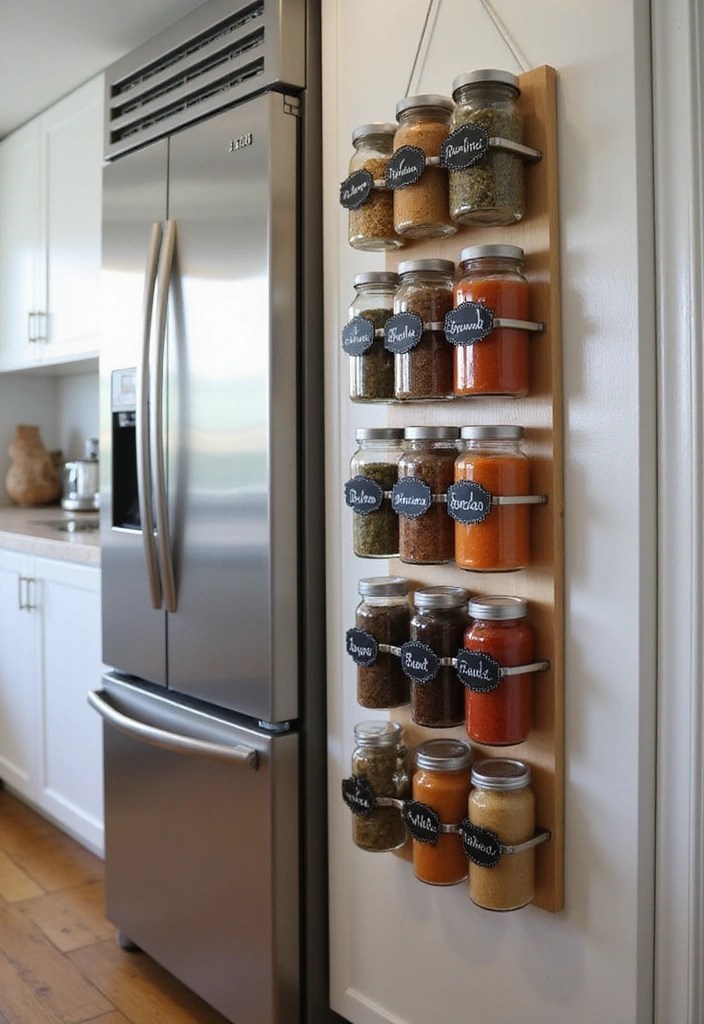 19 Mind-Blowing Organization Hacks That Will Transform Your Home! - 7. Magnetic Spice Rack