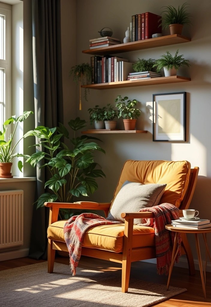 21 Dreamy Bedroom Makeovers That Cost Less Than $100 (You Won't Believe #7!) - 1. Cozy Reading Nook