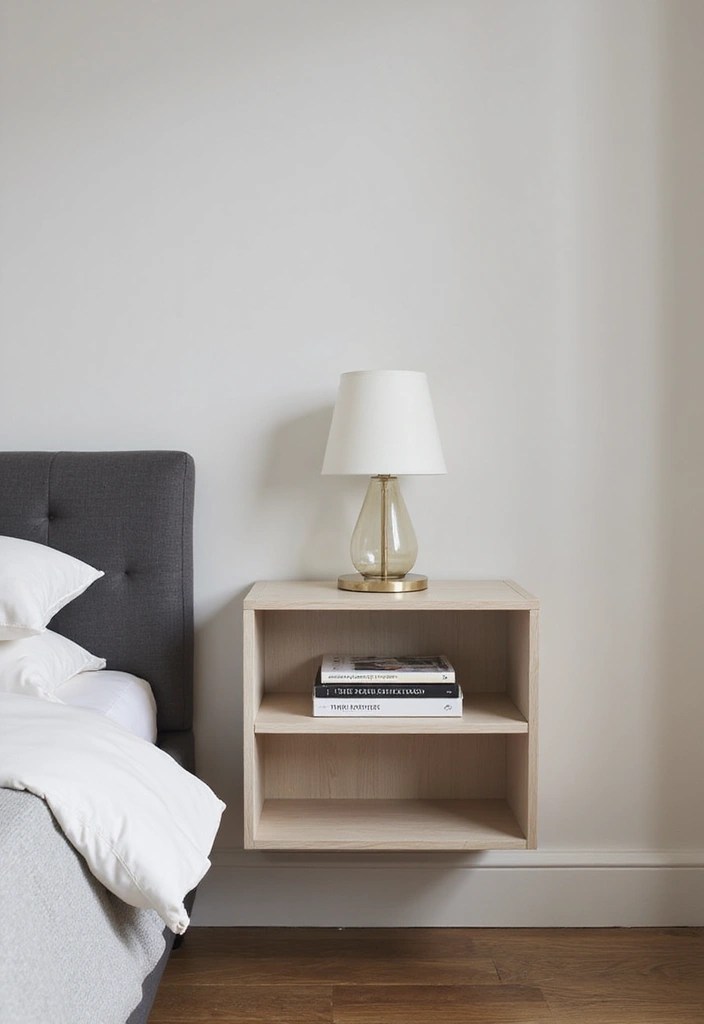 21 Dreamy Bedroom Makeovers That Cost Less Than $100 (You Won't Believe #7!) - 11. Floating Nightstands