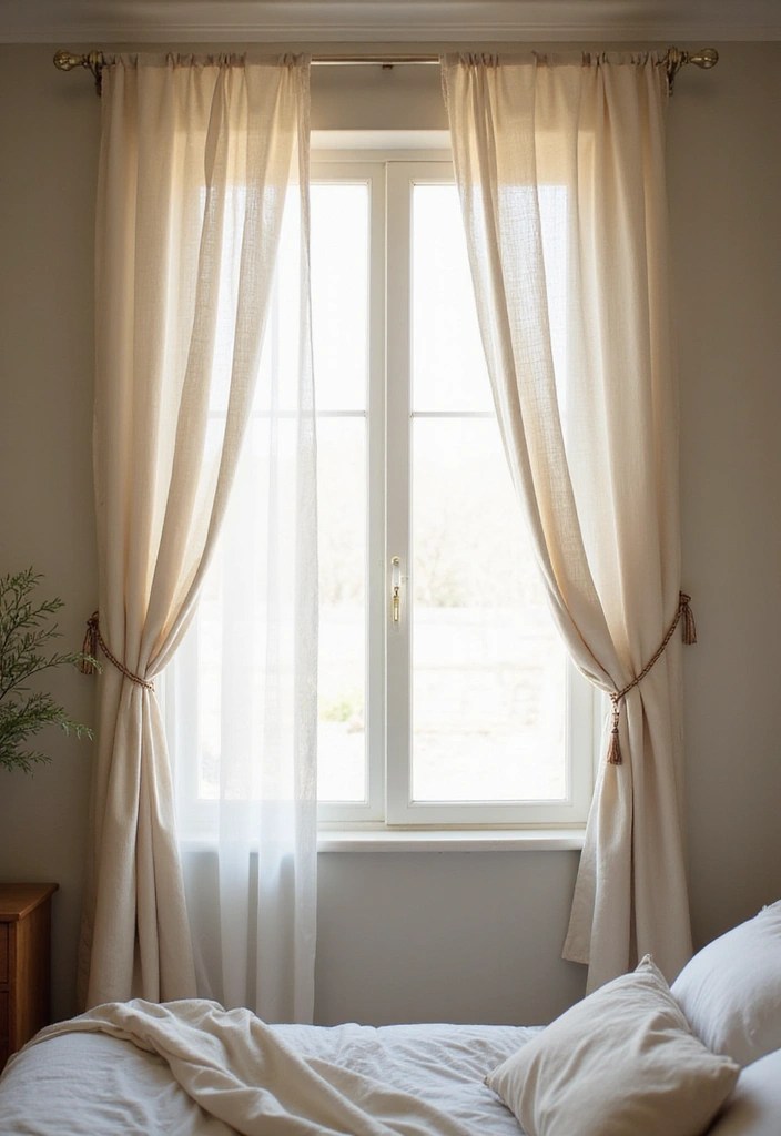 21 Dreamy Bedroom Makeovers That Cost Less Than $100 (You Won't Believe #7!) - 16. Chic Curtains