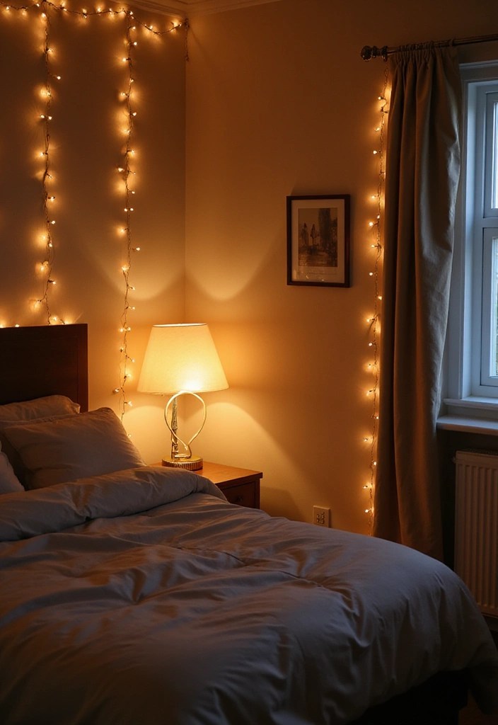 21 Dreamy Bedroom Makeovers That Cost Less Than $100 (You Won't Believe #7!) - 19. Mood Lighting